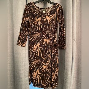 Like new faux wrap dress. Small